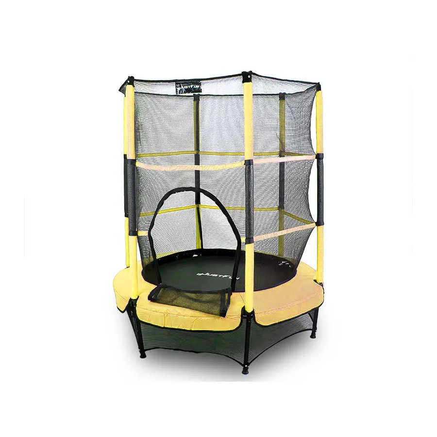 JUST FUN 140 ZÓŁTA - TRAMPOLINA DO DOMU I OGRODU
