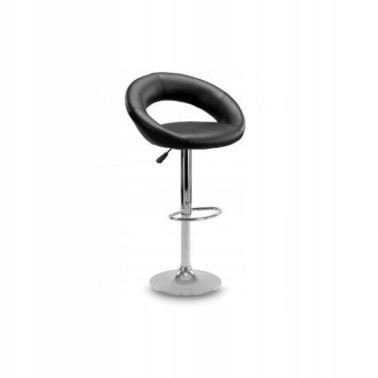 Hoker, krzesło barowe, FARO-ECO czarny
