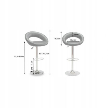 Hoker regulowany Faro-eco czarny Eco
