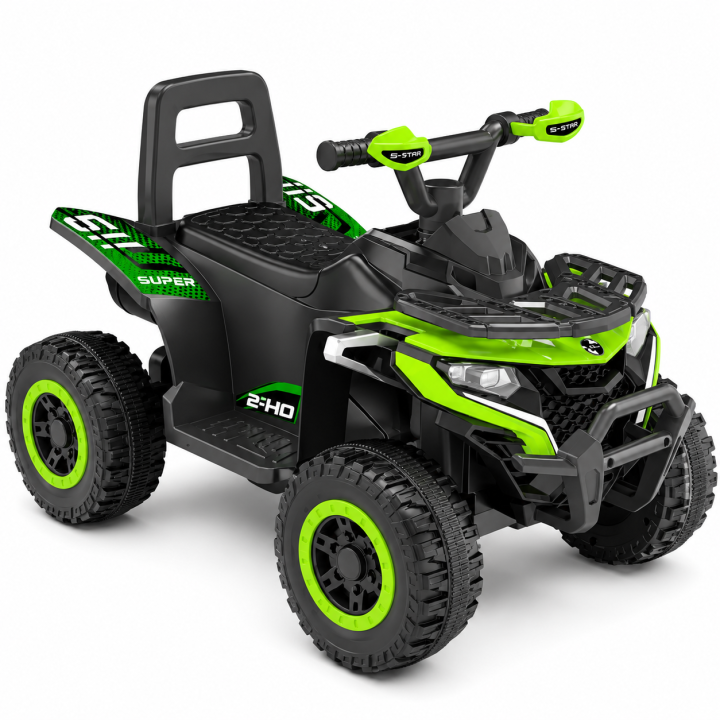Dziecięcy Elektryczny Quad dla Dzieci z MP3 i LED - Zielony