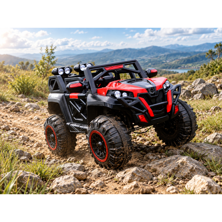 AUTO BUGGY PERFORMANCE RED NA AKUMULATOR, MOCNY, BEZPIECZNY CZERWONY