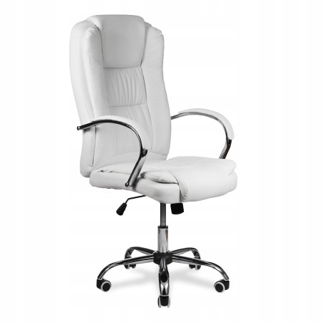 Fotel biurowy obrotowy MAXI BIAŁY
