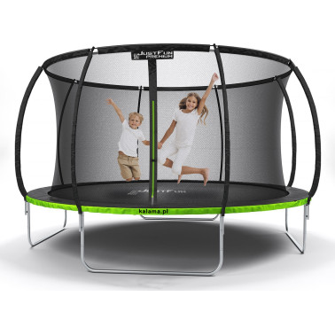 TRAMPOLINA OGRODOWA PREMIUM BLACK JUST FUN 8FT-244CM