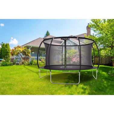 Trampolina ogrodowa PREMIUM BLACK Just Fun 12ft 374cm