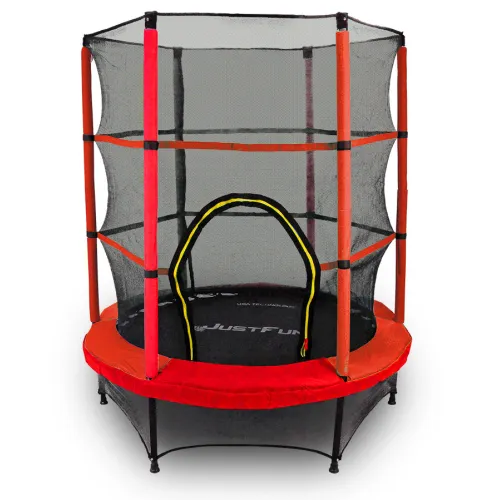 TRAMPOLINA do wewnątrz 140cm JUST FUN czerwona