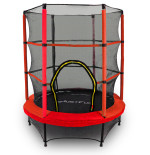 TRAMPOLINA do wewnątrz 140cm JUST FUN czerwona
