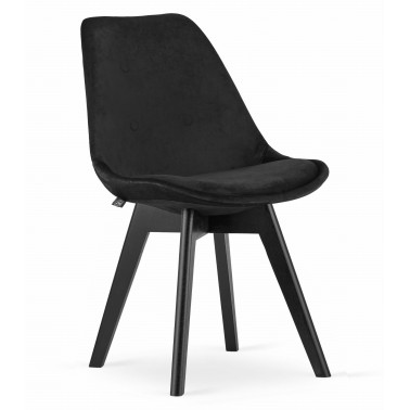 Krzesło MILEO PREMIUM CZARNY VELVET
