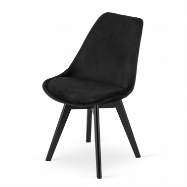 Krzesło MILEO PREMIUM CZARNY VELVET
