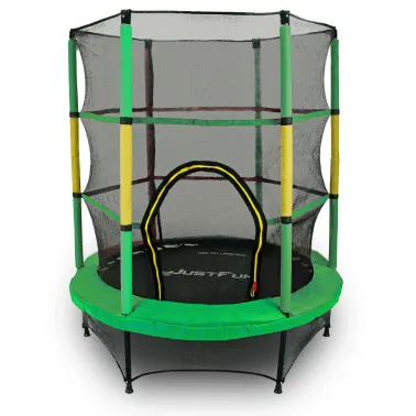 ZIELONO-ŻÓŁTA-TRAMPOLINA DO DOMU I OGRODU 140 JF