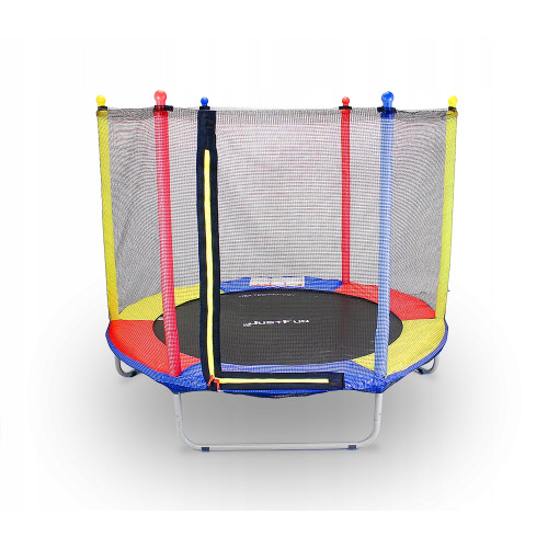TRAMPOLINA REKREACYJNA DLA DZIECI 152 CM JUST FUN MULTICOLOR