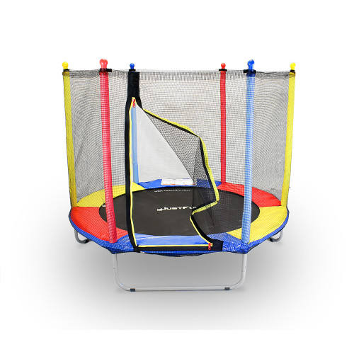 TRAMPOLINA REKREACYJNA DLA DZIECI 152 CM JUST FUN MULTICOLOR
