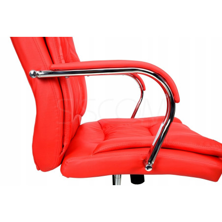 Fotel biurowy obrotowy MAXI CZERWONY