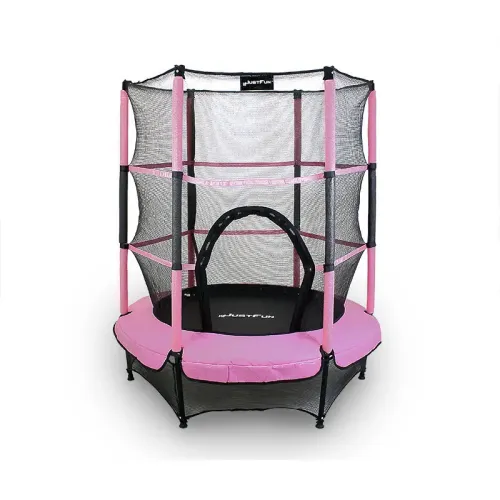TRAMPOLINA do wewnątrz 140cm JUST FUN różowa