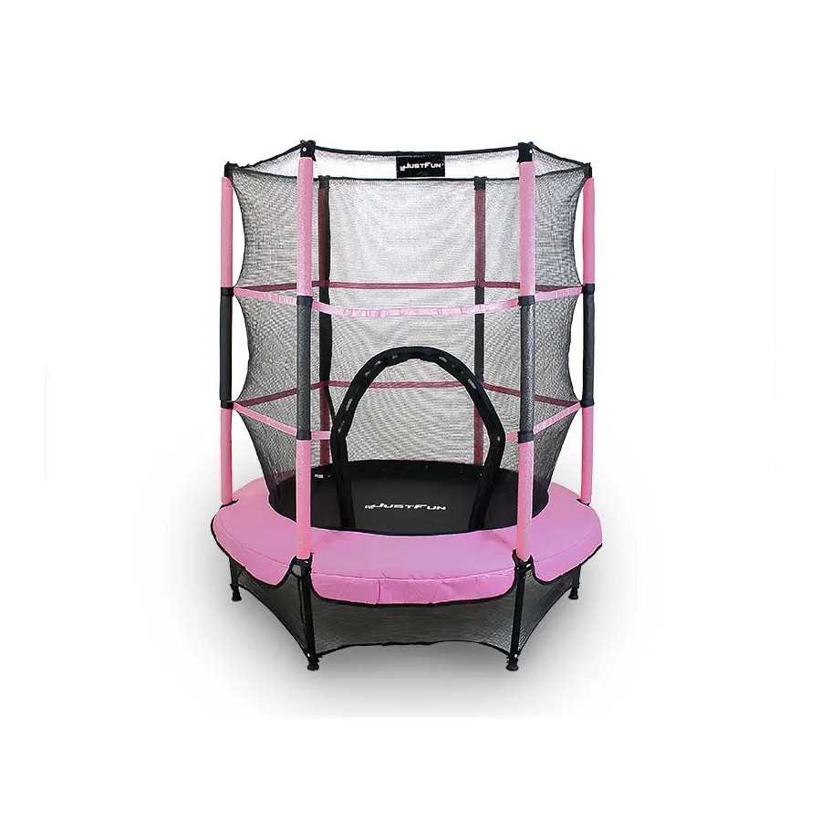 TRAMPOLINA do wewnątrz 140cm JUST FUN różowa