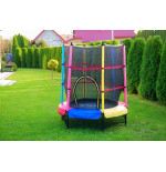 TRAMPOLINA do wewnątrz 140cm JUST FUN czerwona