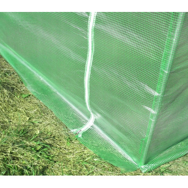 Tunel ogrodowy foliowy 18 m² 600 x 300 cm zielony szklarnia