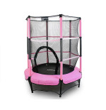 TRAMPOLINA do wewnątrz 140cm JUST FUN różowa