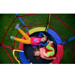 TRAMPOLINA do wewnątrz 140cm JUST FUN czerwona
