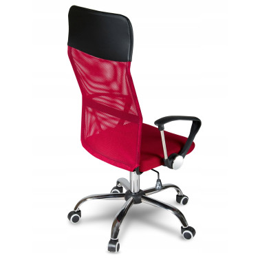 Fotel obrotowy XENOS do gabinetu, biura czerwony