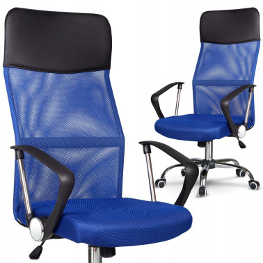 Fotel obrotowy XENOS do gabinetu, biura niebieski