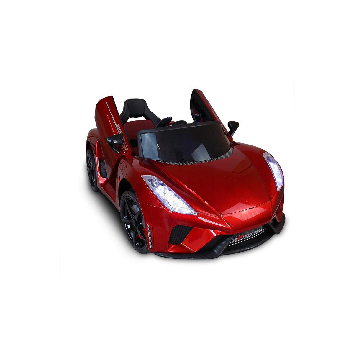 Auto elektryczne D/ na aku. LAMBO RED LAKIER