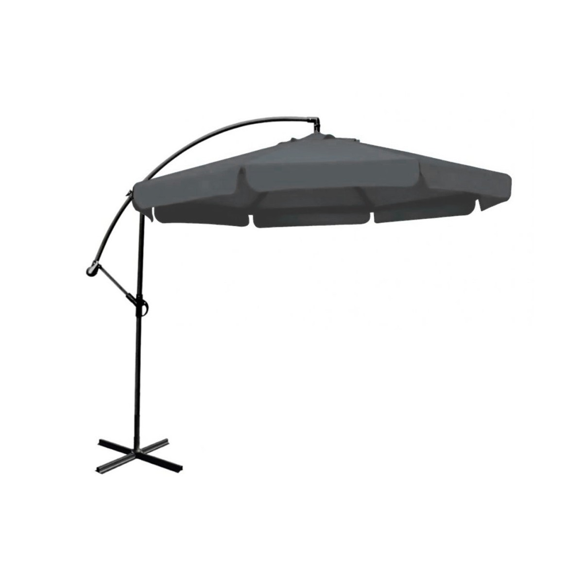 Parasol z wysięgnikiem 3M SZARY