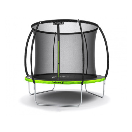 TRAMPOLINA OGRODOWA PREMIUM BLACK JUST FUN 8FT-244CM