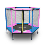 TRAMPOLINA KOJEC DO DOMU I OGRODU 140 PINK