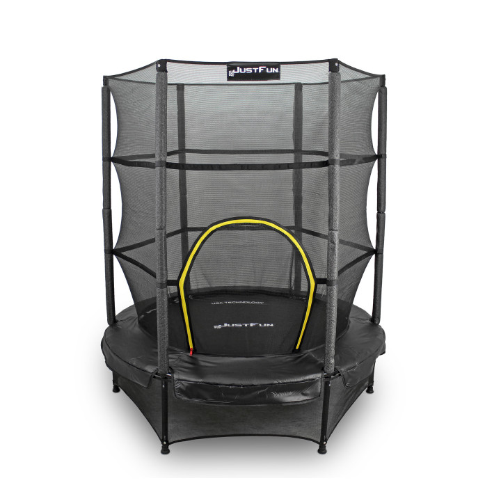 TRAMPOLINA do wewnątrz 140cm JUST FUN CZARNA