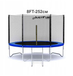 TRAMPOLINA OGRODOWA JUST FUN 8FT-252CM BLUE