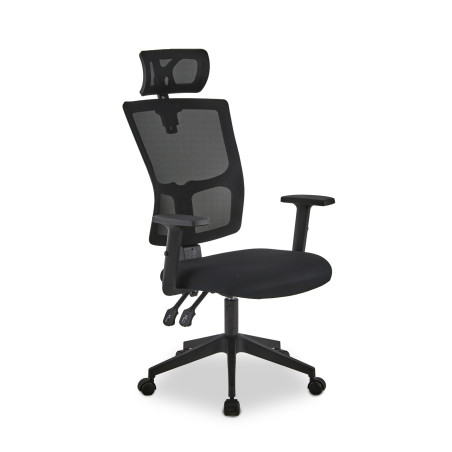 Ergonomiczny Wygodny Regulowany fotel z zagłówkiem ETNA PREMIUM