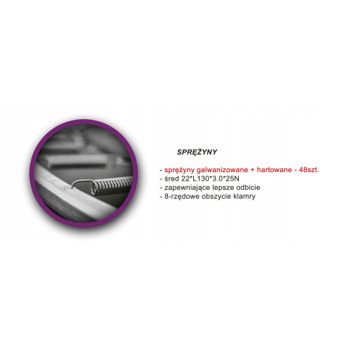 TRAMPOLINA OGRODOWA JUST FUN 10FT-305CM MULTI