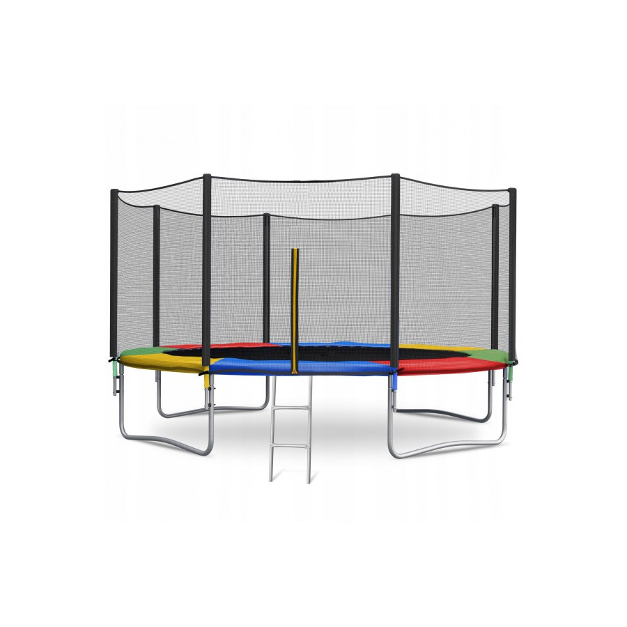 TRAMPOLINA OGRODOWA Z SIATKĄ 13FT/404CM TRAMPOLINA OGRODOWA Z SIATKĄ 13FT/404CM
