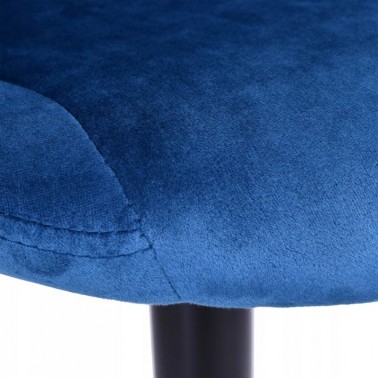 Hoker regulowany Toledo niebieski Velvet