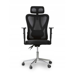 Fotel Biurowy Ergonomiczny Regulowany z zagłówkiem Materiałowy SMART