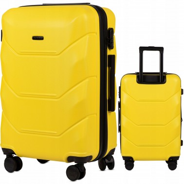 Wings walizka średnia 148 M YELLOW 65 cm x 43 cm x 25 cm 63 l ABS