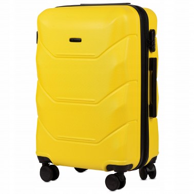 Wings walizka średnia 148 M YELLOW 65 cm x 43 cm x 25 cm 63 l ABS