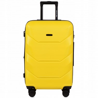 Wings walizka średnia 148 M YELLOW 65 cm x 43 cm x 25 cm 63 l ABS