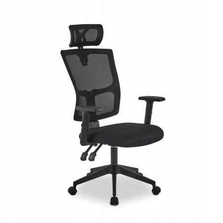 Ergonomiczny Wygodny Regulowany fotel z zagłówkiem ETNA PREMIUM