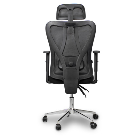 Fotel Biurowy Ergonomiczny Regulowany z zagłówkiem Materiałowy SMART