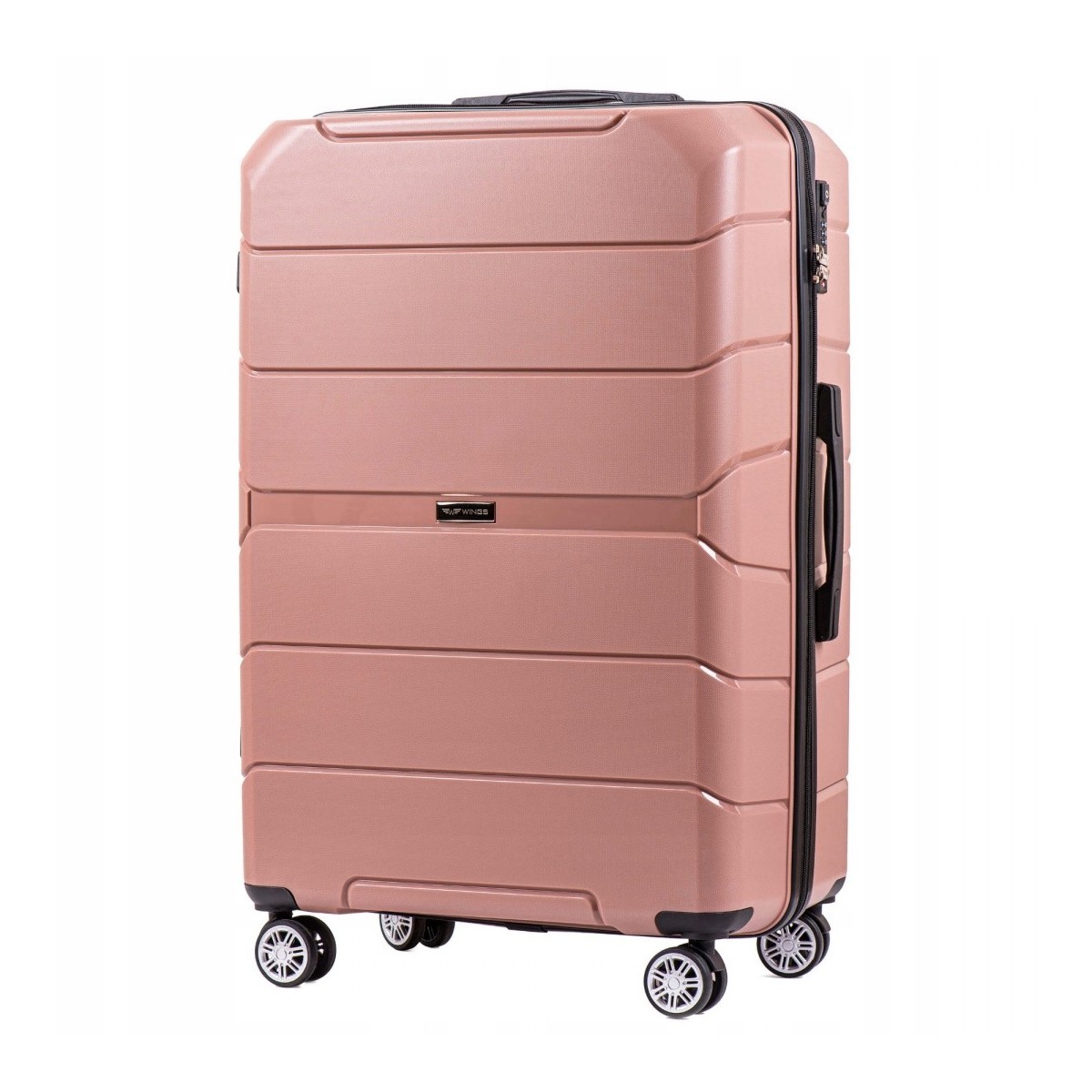 PP05, Duża walizka podróżna Wings M Rose Gold - P