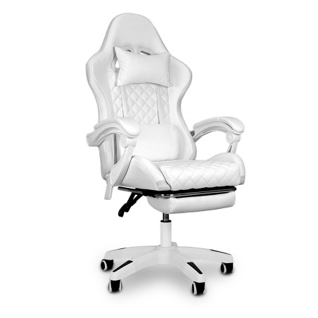 Fotel gamingowy, obrotowy, do biura, salonu SPARTA BIAŁY