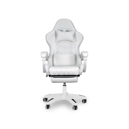 Fotel gamingowy, obrotowy, do biura, salonu SPARTA BIAŁY