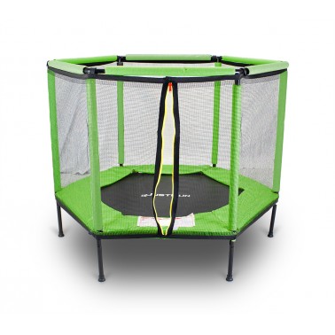 TRAMPOLINA KOJEC DO DOMU 140 ZIELONA 4,5FT