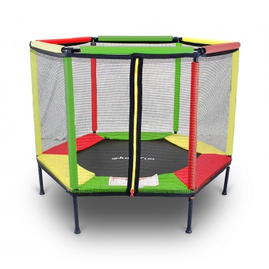 TRAMPOLINA KOJEC DO DOMU 140 COLORFULL 4,5FT