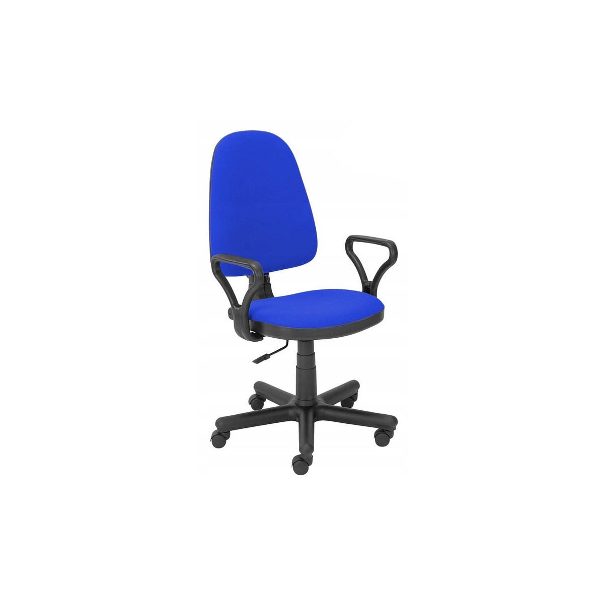 Krzesło biurowe obrotowe ARGO niebiesko-czarne Ergonomiczne wygodne