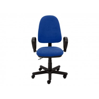 Krzesło biurowe obrotowe ARGO niebiesko-czarne Ergonomiczne wygodne