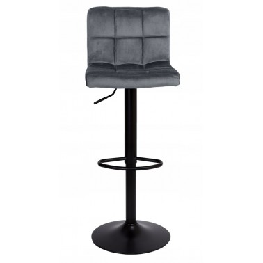 Hoker regulowany Monzo szary Velvet