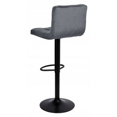 Hoker regulowany Monzo szary Velvet