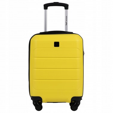 Wings Walizka twarda kabinowa mała ABS GAN01-XS-YELLOW 28 l